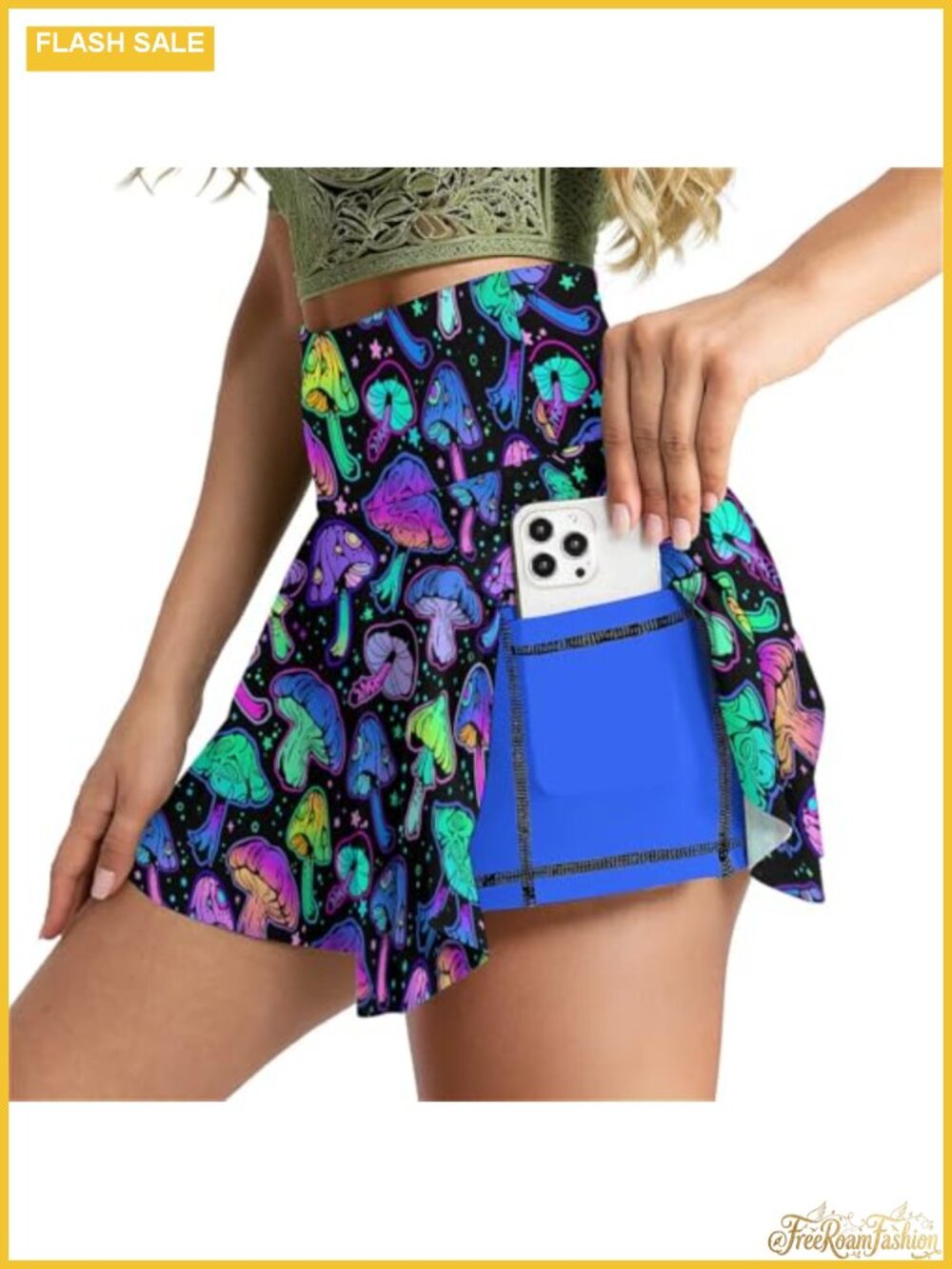 High Waisted Tennis Skort with Pockets Pleated Athletic Golf Skirt